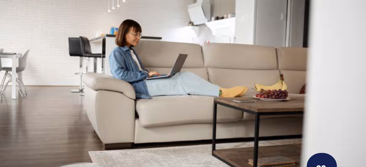 Smart home living room