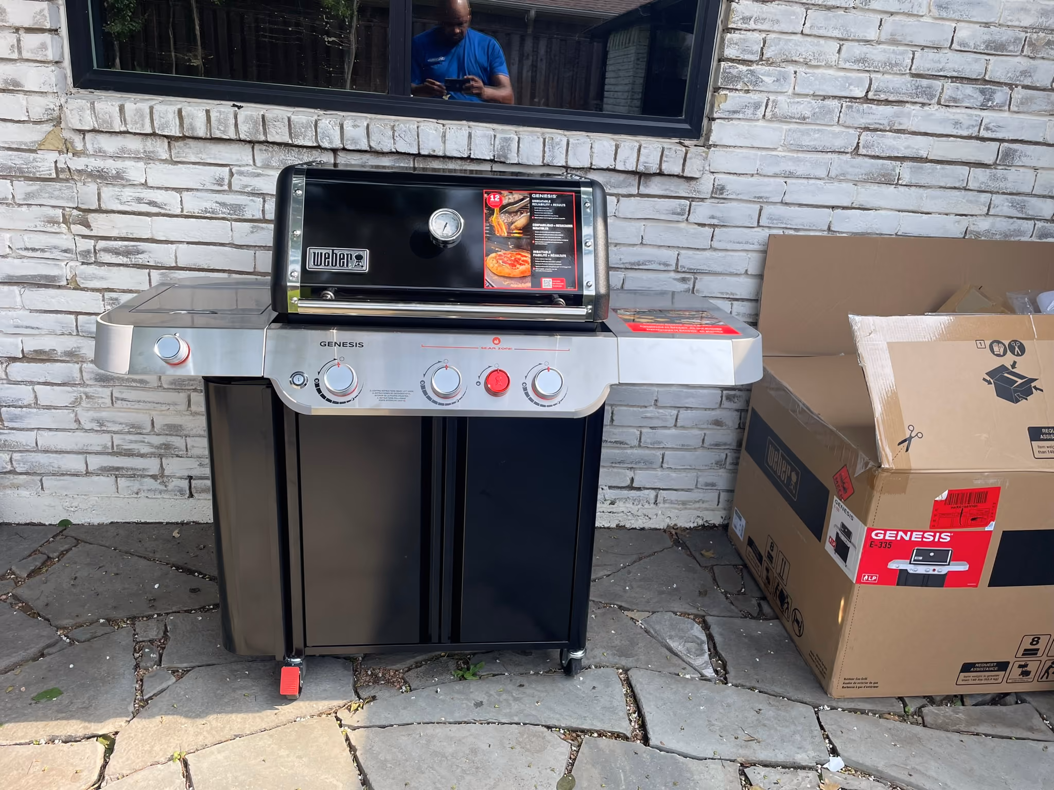 Outdoor grill assembled by A-Breasy
